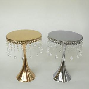 Premium Silver Crystal <b>Cake</b> <b>Stand</b> Metal Dessert Display Tray Wedding Party Cupcake Serving <b>Stand</b> Decor - Product Image 3