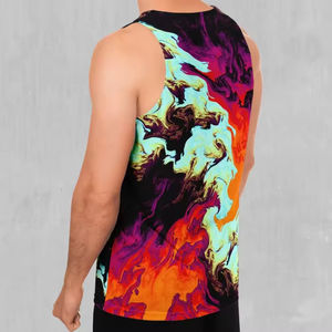Nouveau débardeur blanc en coton pour homme, sans manches, amincissant, personnalisable par sublimation, vente en gros - Product Image 5