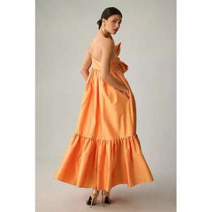 Vestido Maxi Holgado de Cintura Natural para Mujer, de Alta Calidad, Nuevo, Primavera-Verano, Diseño de Moda, Encantador, Elegante, de Lujo, para Fiesta - Product Image 5