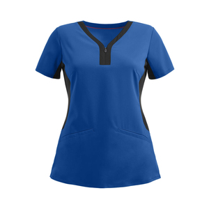 Workwear <b>Set</b> With Breathable Fabric Durable Stitching And Functional Comfortable Unisex <b>Scrub</b> Suit Medical Uniform Healthcare - Product Image 5