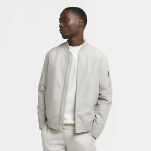 Hot Selling XS Men's <b>Winter</b> <b>Jacket</b> High Street Style Cow Skin Canvas Eco-Friendly Breathable Windproof Lightweight Front - Product Image 2