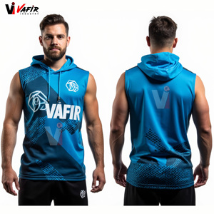 Maillot de football américain 7v7 à impression numérique, coupe ajustée, sans manches, respirant, antibactérien, anti-UV, séchage rapide - Product Image 2