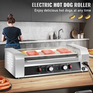 Cuocitore Commerciale a Rulli per Hot Dog da 12 Posti, 750W, in Acciaio Inossidabile, con Luce LED e Doppio Controllo della Temperatura per Mantenere Caldi i Hot Dog - Product Image 2