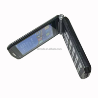 Téléphone mobile 4G Volte personnalisable OEM, version UE/USA, chipset MTK6765, écran tactile 3,5 pouces, clavier, Android, flip, 64 Go, LTE, débloqué
