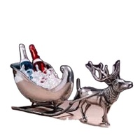 Vintage Laiton Glace Vin Champagne Bouteilles Seau Refroidisseur Boissons Barware Boissons Milieu Du Siècle Moderne Seau À Glace Et Refroidisseur De Vin