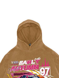 Sudadera con Capucha para Hombre, Invierno, 100% Algodón, Felpa, Impresión DTG Personalizada, Lavado Desgastado, Hombros Caídos, Secado Rápido, OEM - Product Image 6