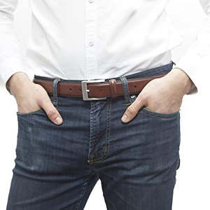 Cinturón de Cuero Casual con Hebilla de Cobre Vintage para Hombre, Ecológico, Hecho en Pakistán a Precio de Mayoreo - Product Image 6