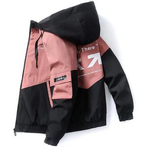 2023 Wholesale Popular Clothes <b>Mens</b> <b>Jacket</b> Outdoor Wear Hooded Coat Lightweight Slim Parka Zipper <b>Men's</b> Fashion Printed <b>Jacket</b> - Product Image 5