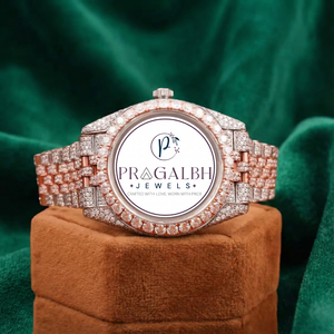 Fournisseur en gros de montres de luxe pour hommes entièrement serties de moissanite, pouvant passer le test de pureté, montres haut de gamme - Product Image 1