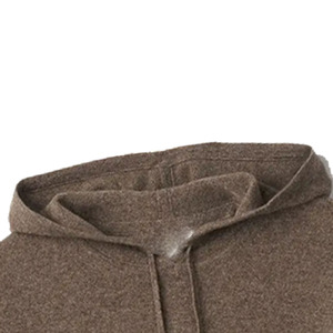 <b>Men's</b> Coral <b>Pink</b> Solid Zip-Up Hoodie Oversized Cotton Fleece <b>Sweatshirt</b> with Kangaroo Pocket Drawstring Eco-Friendly 350g - Product Image 2
