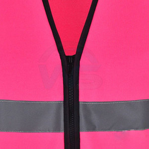 Gilet de sécurité réfléchissant haute visibilité, léger et respirant, pour le travail en extérieur, options de couleur et de taille personnalisées - Product Image 4
