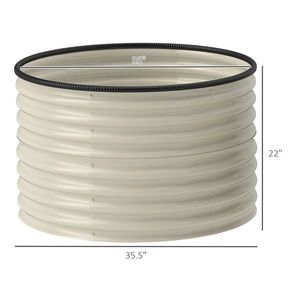 Fioriera Autoirrigante Zincata Extra Large per Interni ed Esterni Modello INS - Product Image 2