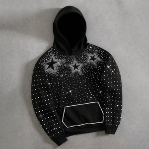 Sudadera con capucha gris deslavada con efecto desgastado por el sol, de algodón grueso, oversize, estilo streetwear, para hombre y mujer, de corte holgado, con cremallera completa. - Product Image 5