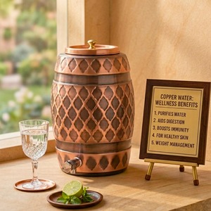 Matte Finish Copper Water Dispenser Non Glossy Copper Water Dispenser Solid Color Custom Factory Copper Water Dispenser - Product Image 5