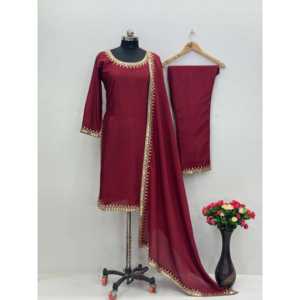 Ensemble haut et bas pour femmes, vêtements de soirée, avec un magnifique dupatta - Product Image 1