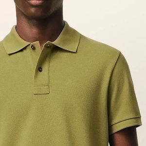 Polo homme slim fit à manches courtes, confortable et respirant, col rabattu / Chemise à prix d'usine, polo uni personnalisé - Product Image 4