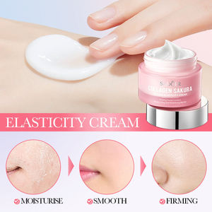 Crème Visage Anti-Âge SADOER au Collagène, Niacinamide et <span class=keywords><strong>Sakura</strong></span>, Effet Raffermissant et Élastifiant, Hydratante et Liftante, à la Glycérine, 50g, Marque Blanche - Product Image 5