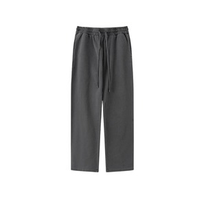 Customized <b>Men</b> Tapered Heavyweight Cotton Fleece Casual <b>Trousers</b> <b>Drawstring</b> Closure Eco-Friendly Custom Color Logo Wholesale - Product Image 1