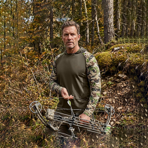 Camisa de pesca personalizada para hombre con protección solar, cuello redondo, manga larga, ropa deportiva de alto rendimiento para exteriores, camisa de pesca para hombre - Product Image 3