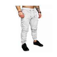 Celana Cargo Kanvas Pria Musim Semi Terbaru, Bernapas, Pinggang Sedang, Celana Kerja Outdoor, Regular Fit, High Street, Bermotif, Dapat Dicuci