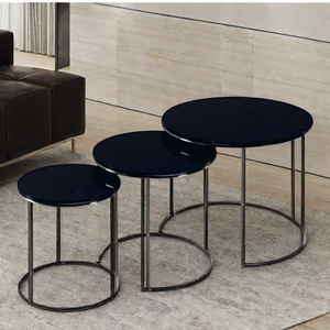 Customized Modern Luxury <b>Round</b> <b>White</b> Marble Coffee <b>Table</b> with Golden Metal Stand for Home Hotel or Restaurant - Product Image 4