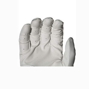 Guantes de bateo de críquet en blanco y negro, ligeros, guantes de bateo de béisbol con ajuste en la palma para deporte - Product Image 5