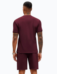 Camiseta Oversize Lisa Unisex de Algodón Suave con Hombros Caídos, Ajuste Holgado, Transpirable, Estilo Casual de Verano, Urbano, Minimalista y Cómodo - Product Image 2