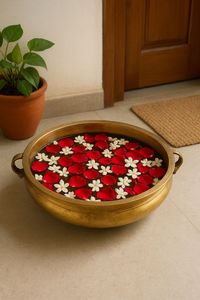 Bol à bougie en métal multi-usages pour la décoration de bougies et d'eau, créant une ambiance paisible et élégante à la maison - Product Image 2