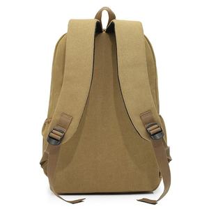 <b>Canvas</b> <b>Backpack</b> Unisex Casual Softback 20-37L Durable Arcuate Shoulder Strap Zipper Closure Daily Use - Product Image 1
