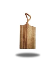 Tabla de Cortar de Madera de Acacia, Construcción Resistente y Gruesa, Mango de Fácil Agarre, Superficie Apta para Cuchillos, para Cortar, Servir y Uso en la Cocina - Product Image 6