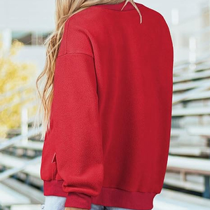 Sweat-shirt réversible personnalisé pour femme, col roulé vintage, 100 % coton, avec nom d'école ou de sororité, idéal pour les jours de match - Product Image 4