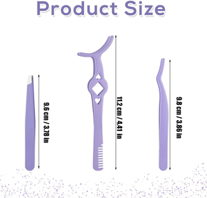 Pinzas de Precisión para Cejas de Acero Inoxidable, Herramienta de Depilación, Logotipo Personalizado, Ecológicas y Ligeras - Product Image 6
