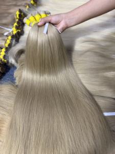 Extensions de cheveux en vrac, super double drawn, cheveux vierges bruns, 100% cheveux vietnamiens, sans traitement chimique - Product Image 5