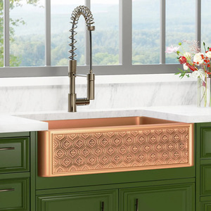 Fregadero de Cocina de Acero y Cobre Estilo Rústico, Hecho a Mano, de Alta Calidad, al Mejor Precio de Mayoreo - Product Image 5