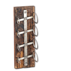 Top Quality Galvanized Metal Honeycomb Wine Rack Vintage Hexagon Wine Bottle Holder Iron <b>Tabletop</b> Wine Storage Display For Home - Product Image 5