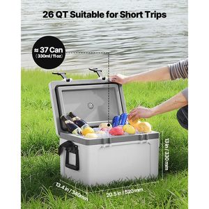 Frigo Portatile Rigido da 26 QT con Maniglie Robuste e Tracolla, Materiale LLDPE, Isolamento da 15L, Ottima Ritenzione del Ghiaccio - Product Image 5