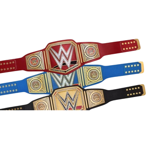 Ceinture de champion WWE de qualité supérieure, collection rouge, bleue et noire, ceinture de titre personnalisée, qualité premium, design sur mesure - Product Image 3