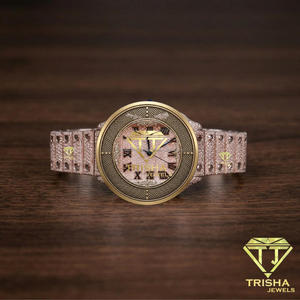 Reloj VVS Moissanite, Totalmente Cubierto de Diamantes, Reloj de Lujo Estilo Hip Hop, Resistente al Agua, Mecánico, Automático, Joyería Brillante para Hombre - Product Image 1