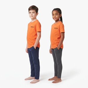 T-shirt en jersey de coton épais personnalisé pour enfants, col rond, manches courtes, coupe classique, respirant, unisexe, haut décontracté - Product Image 6