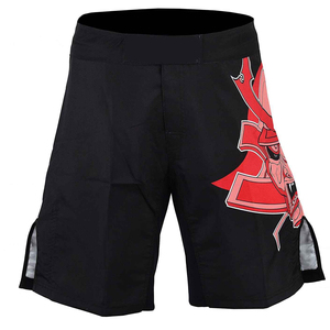 Customized Unisex MMA Judo <b>Shorts</b> Quick Dry Heat-Transfer Printing Solid Pattern Compression <b>Polyester</b>/Cotton Fitted Fighting - Product Image 2