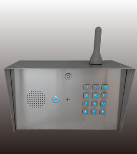 4G GSM-Based Audio Waterproof Two-Way Outdoor <b>Intercom</b> Access Control Time Attendance Gooseneck Pole Mount Keypad PIN Code Home - Product Image 2