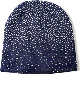 Gorro de Invierno Unisex de Moda, Lujoso, de Mohair con Pedrería Brillante, Forro de Satén y Logotipo Personalizado - Product Image 6