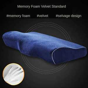 Almohada cervical de espuma viscoelástica curva ergonómica moderna ropa de cama cómoda para dormir con protección para el cuello - Product Image 4