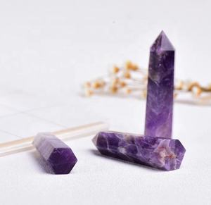 เสาโอเบลิสต์ทรงหอคอยพลอยอเมทิสต์แกะสลักจากฮวงจุ้ย - Product Image 2