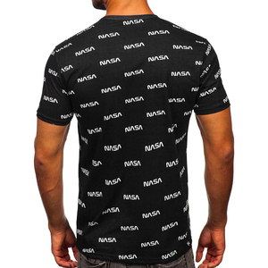 เสื้อยืดพิมพ์ลายโลโก้ตามสั่ง ขายส่ง เสื้อยืดออกกำลังกายและเล่นกีฬา แห้งเร็ว สำหรับผู้ชาย แบบพิมพ์ลายซับลิเมชั่น - Product Image 3