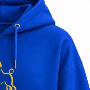 Sudadera con capucha corta para mujer SGRho, color azul real, con gráfico de Poodle, sudadera de moda de la hermandad griega Sigma Gamma Rho - Product Image 5