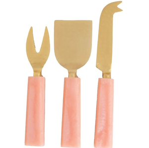 Wholesale Eco-Friendly <b>Cheese</b> <b>Knife</b> <b>Set</b> with Customized Color Handle Stainless Steel Metal <b>Cheese</b> Tools - Product Image 3