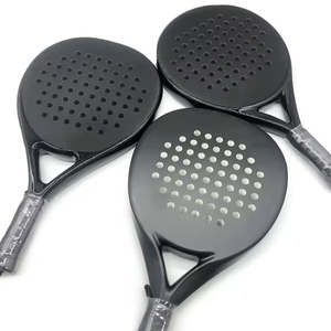 Raquettes de padel professionnelles OEM personnalisées en fibre de carbone, forme diamant, noyau EVA, carbone 12K, légères, haute qualité, personnalisables, 360g - Product Image 3