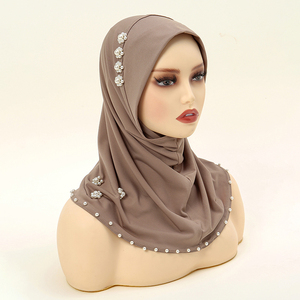Hijab pour femmes, foulard hijab, voile pour femmes, hijab en mousseline, hijab en soie, hijab en satin, hijab carré, hijab pashmina violet, sous-foulard - Product Image 4