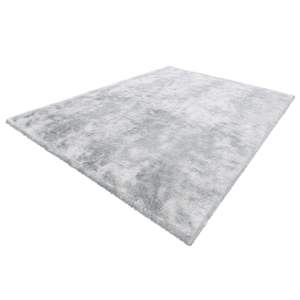 Alfombra Moderna para Decoración del Hogar, Estética, Gris Claro, 9x12 pies, Alfombra Interior de Felpa, Suave, Peluda, Antideslizante, Tie-Dye - Product Image 1